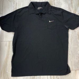 Nike Golf Tour Performance DRI-FIT XL Black Mens Polo